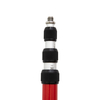 3.6m Telescopic Red/White Detail Pole