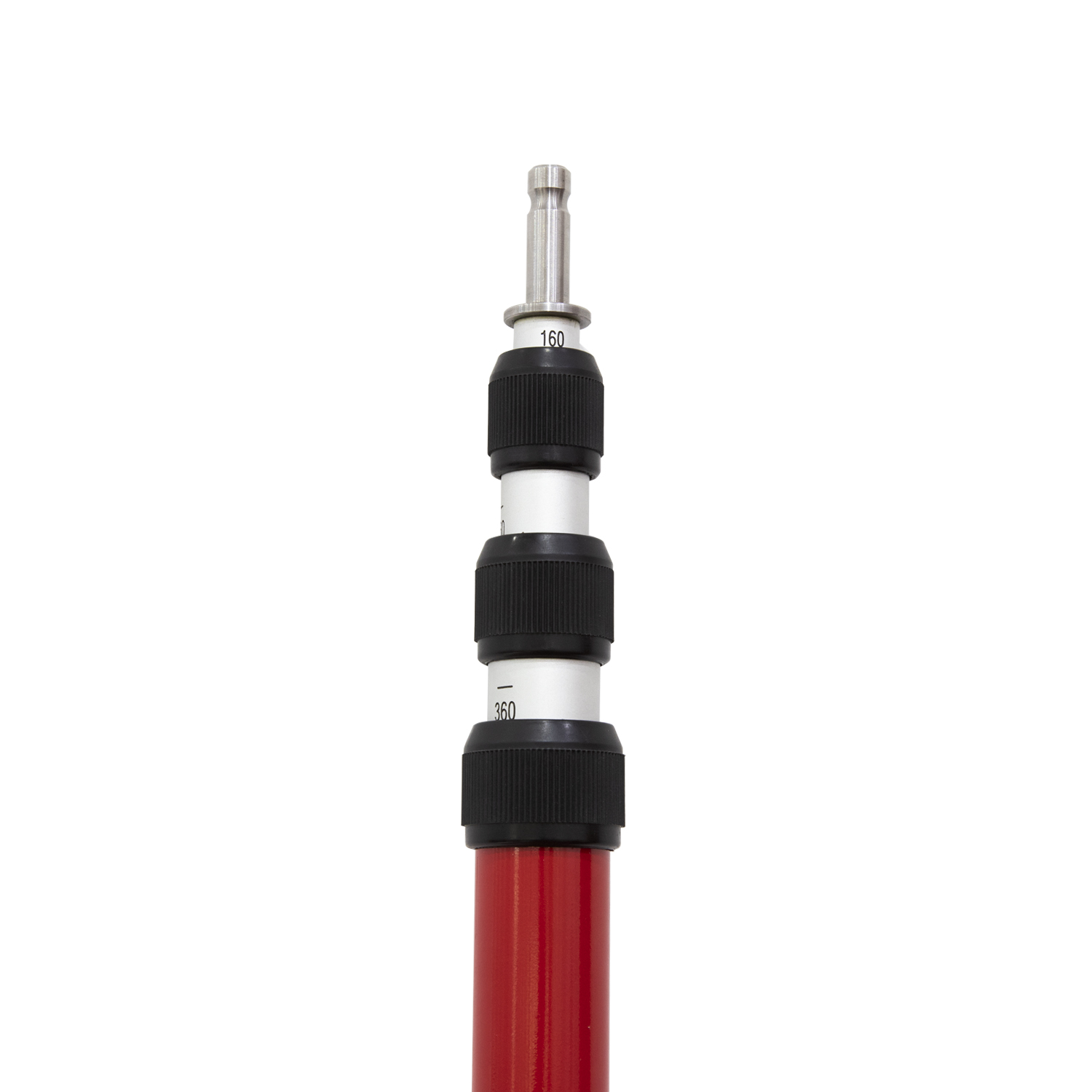 4.6m Telescopic Red/White Detail Pole